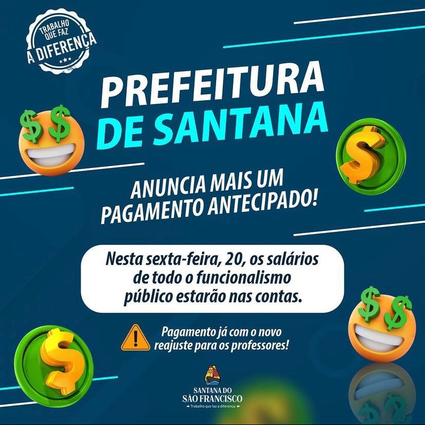 ANTECIPAÇÃO DE SÁLARIO DESTE MÊS DE MAIO