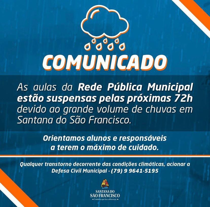 Suspensão das Aulas!