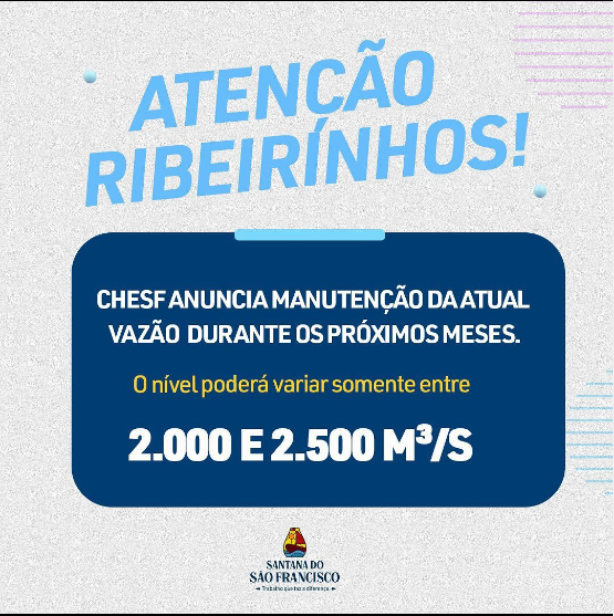 Atenção Ribeirinhos!