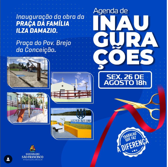 Agenda de Inaugurações em Sanatana!