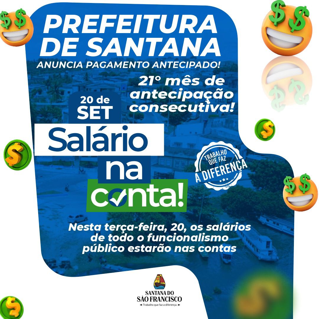 TEM SALÁRIO ANTECIPADO NA CONTA!