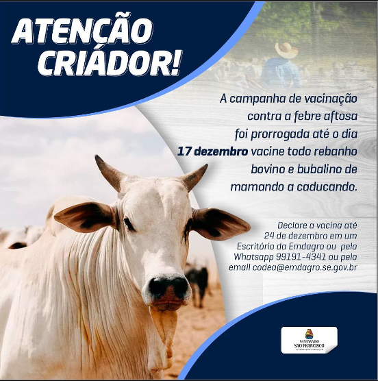 Atenção criadores de gado!