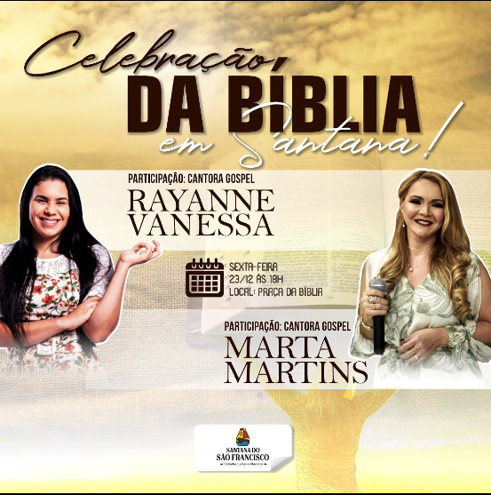 Vem ai a Celebração da Bíblia em Santana do São Francisco!