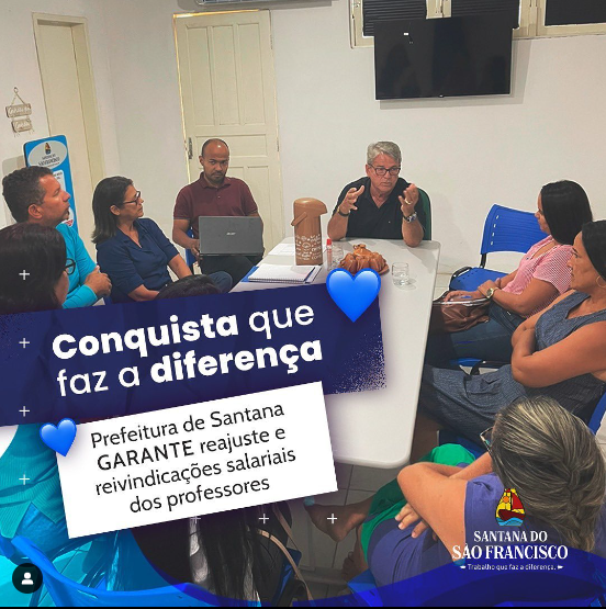 Professores e valorização caminham juntos em Santana do São Francisco.