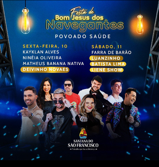 Festa de Bom Jesus dos Navegantes do Povoado Saúde.
