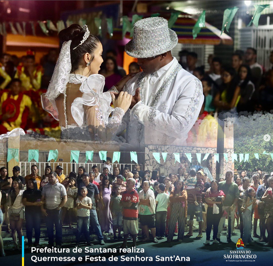 Celebrando a Quermesse em louvor a Senhora Sant´Ana!