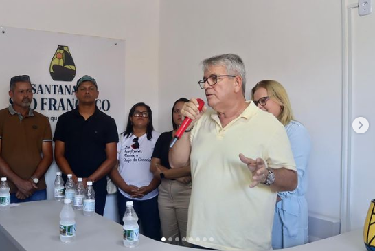 O prefeito Ricardo Roriz reinaugurou a ampliação e reforma do Centro Administrativo Raymundo Firpo Cruz.