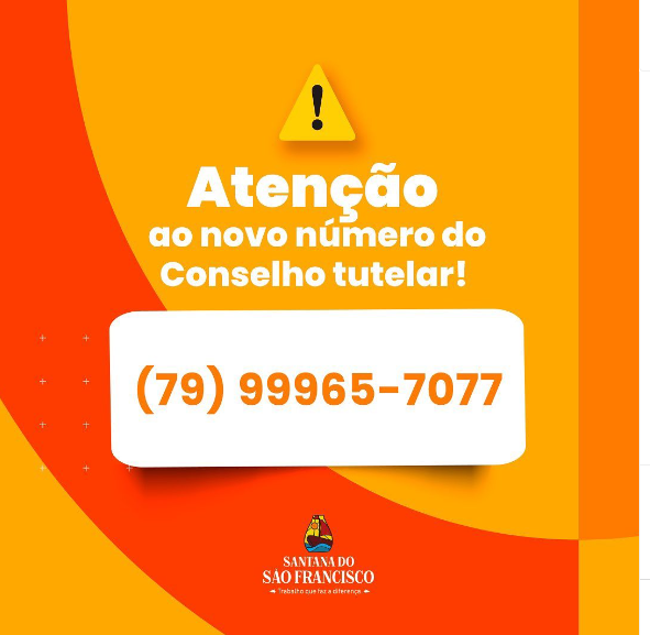 Nosso Conselho Tutelar está de telefone novo! ???