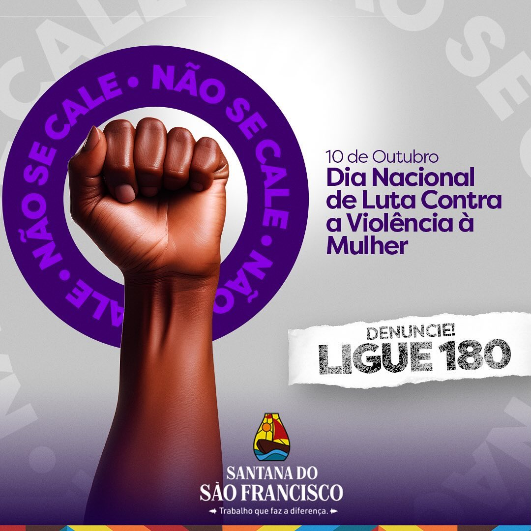 Dia Nacional da Luta contra a Violência à Mulher