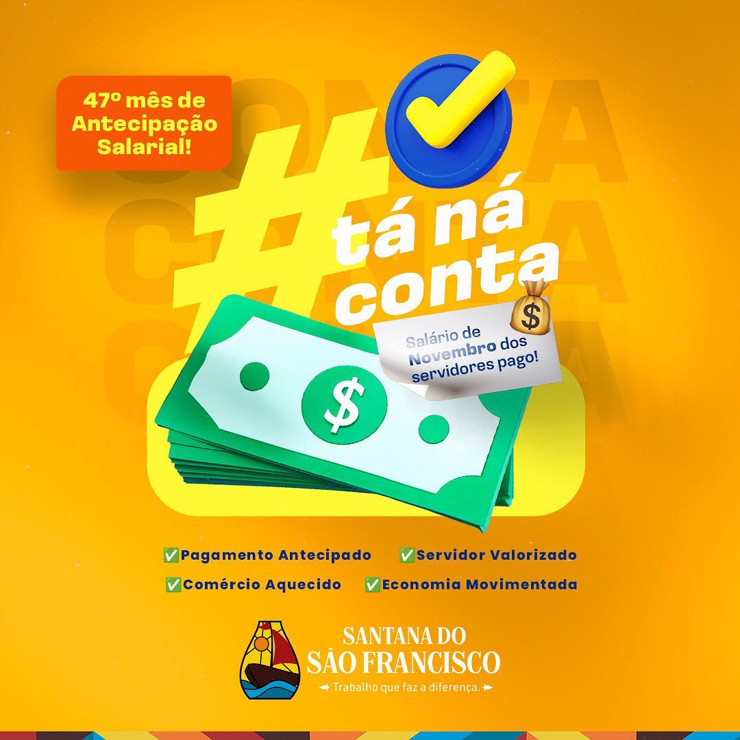 O salário referente ao mês de novembro já está na conta ??