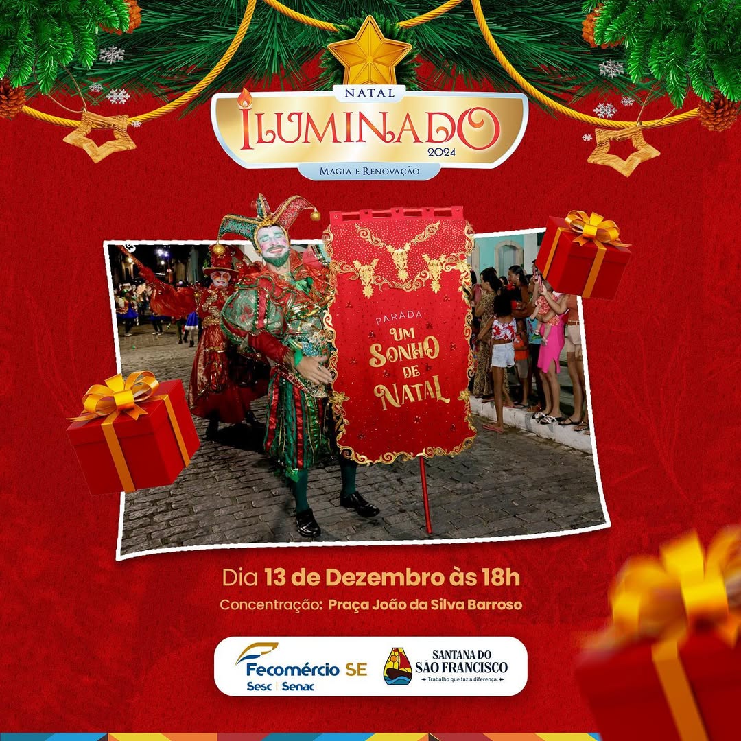 ??? A magia do Natal Iluminado está chegando em Santana do São Francisco!