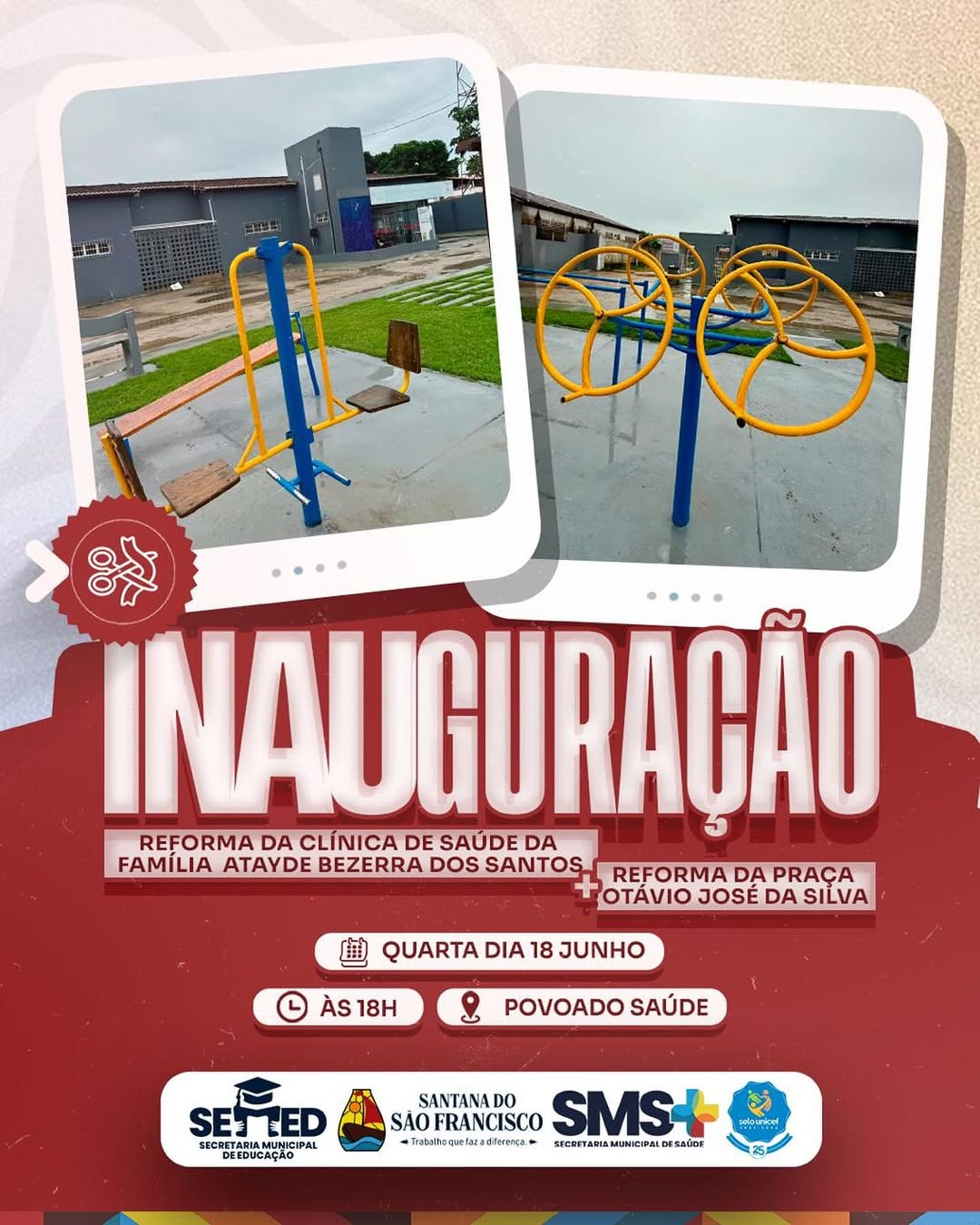 Inauguração - Reforma da Clínicia de Saúde da Família Atayde Bezerra dos Santos