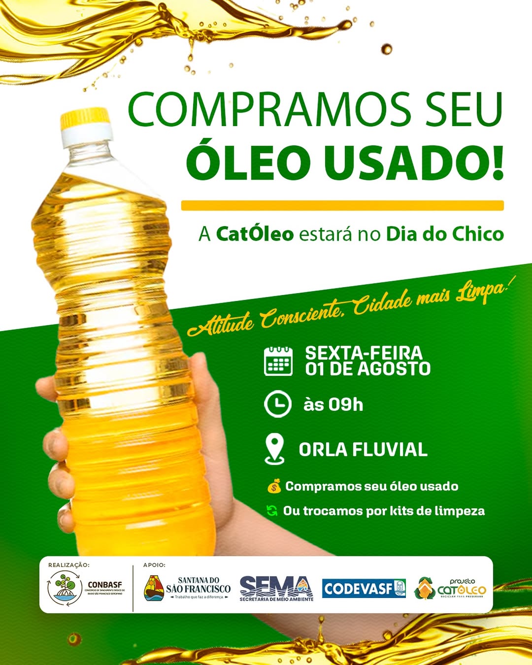 A CatÓleo estará presente hoje, no Dia do Chico!