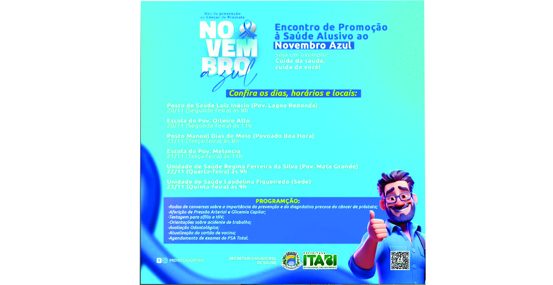 Encontro de Promoção à Saúde Alusivo ao Novembro Azul