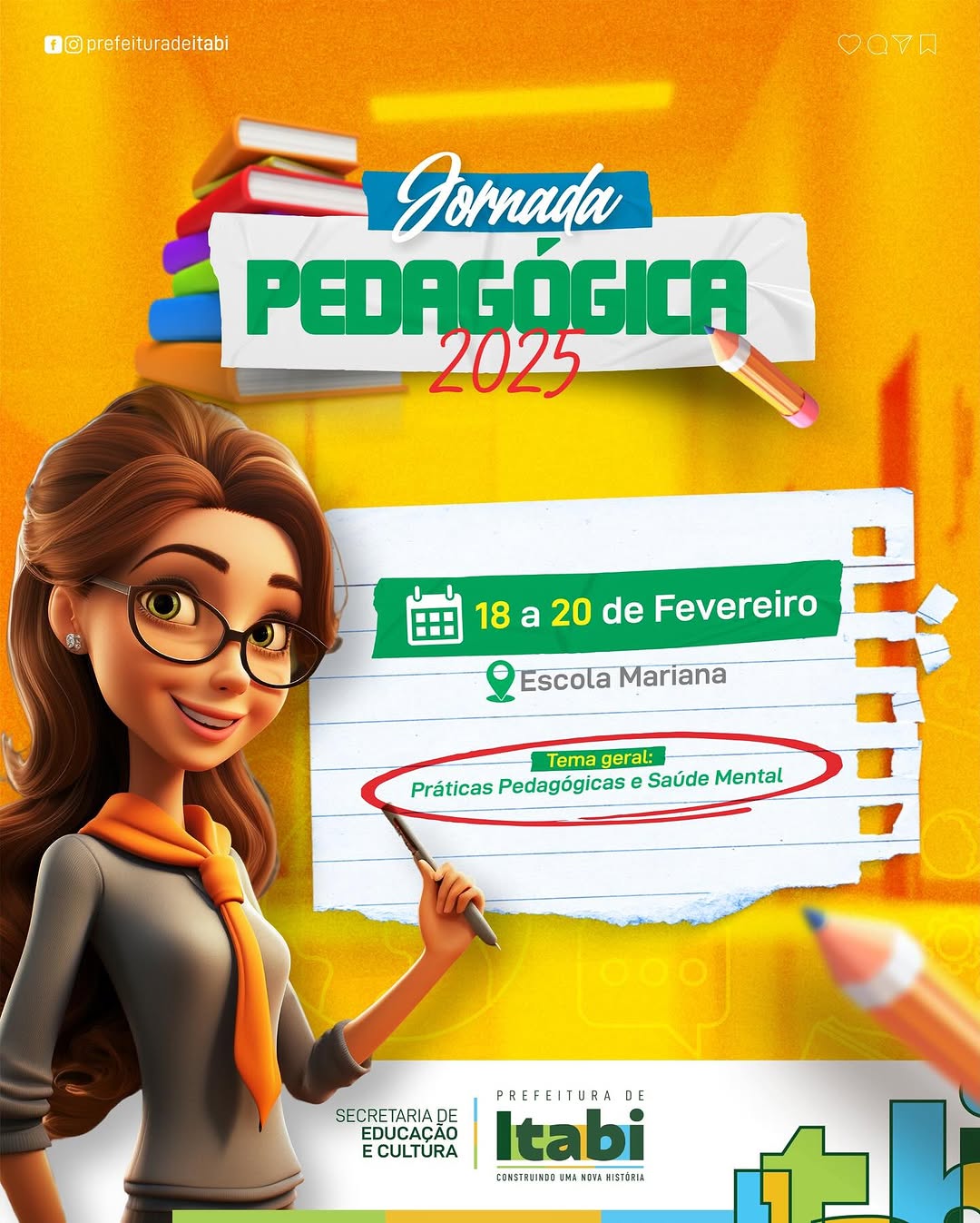 Jornada Pedagógica 2025: Fortalecendo a Educação em Itabi