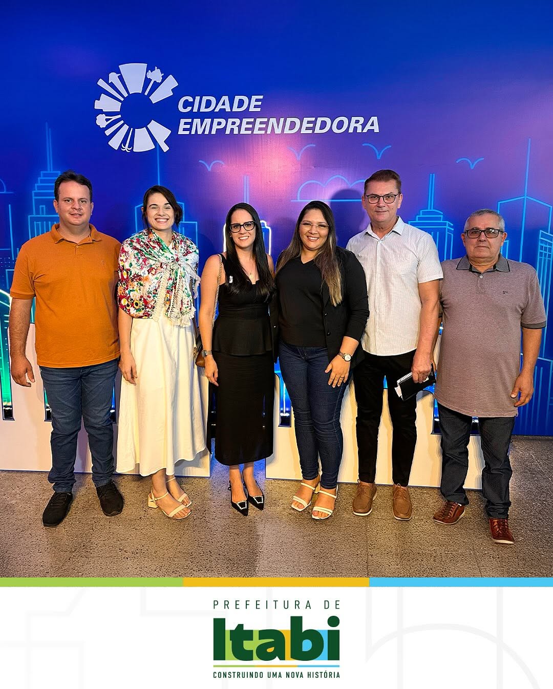 Prefeitura de Itabi marcou presença no evento "Cidades de Sucesso: como o Sebrae pode transformar o futuro do seu município".