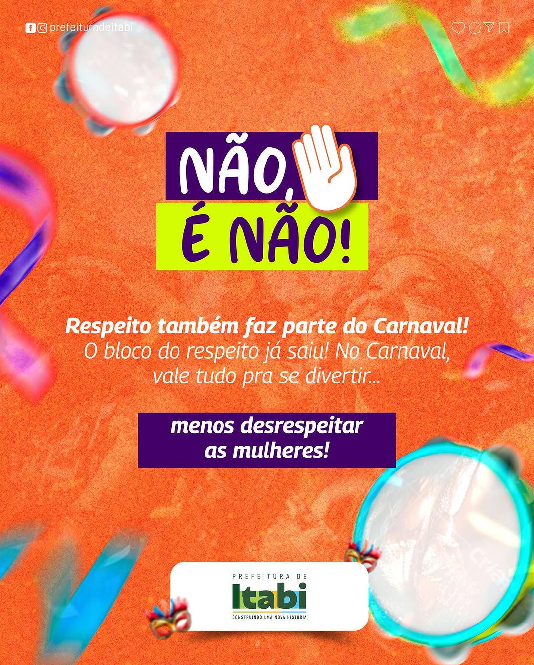 NÃO É NÃO!
