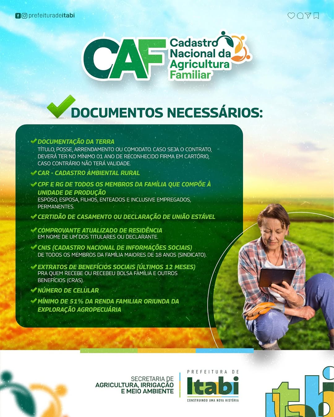 Cadastro Nacional Da Agricultura Familiar (CAF)