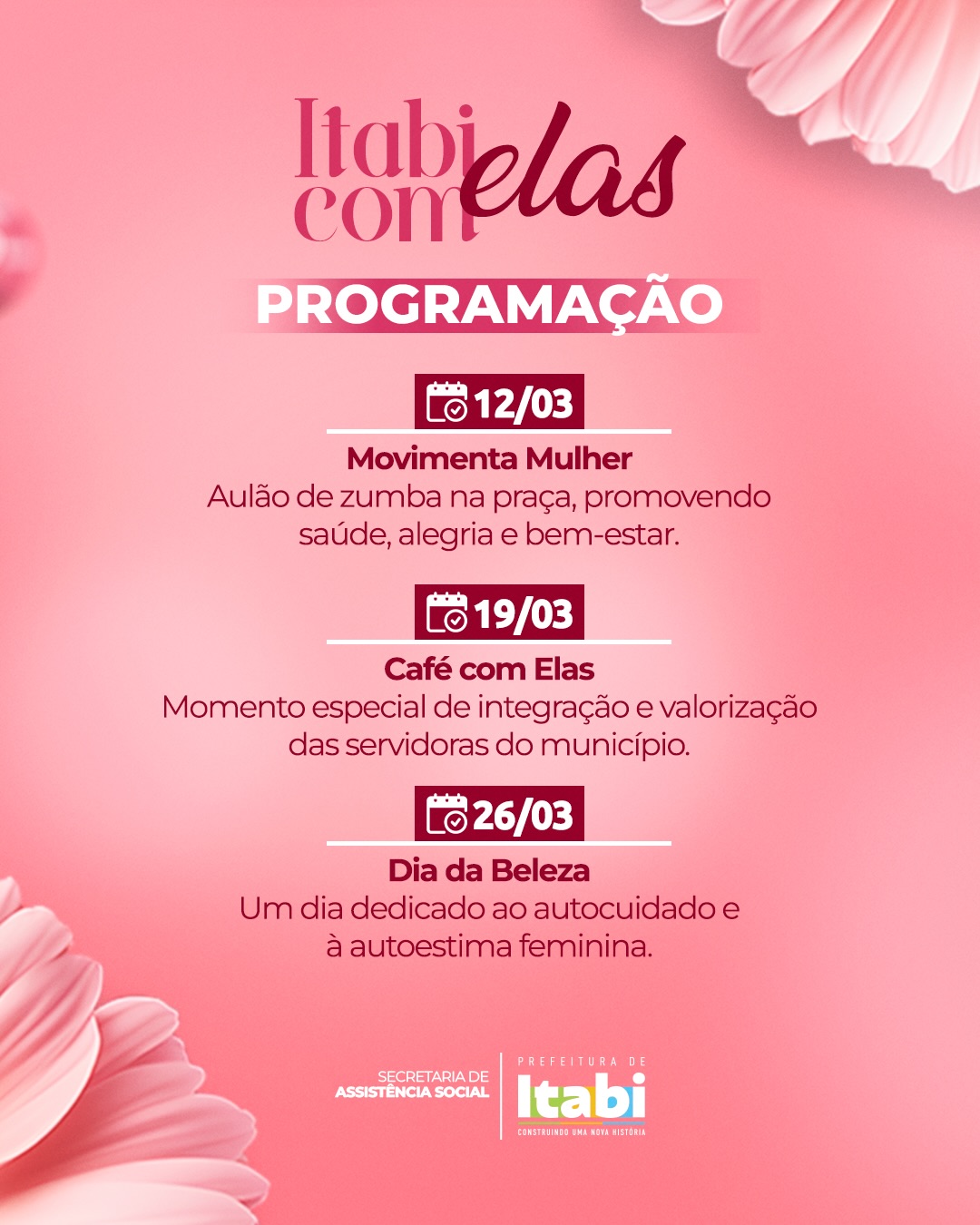 PREFEITURA DE ITABI PROMOVE PROGRAMAÇÃO ESPECIAL
