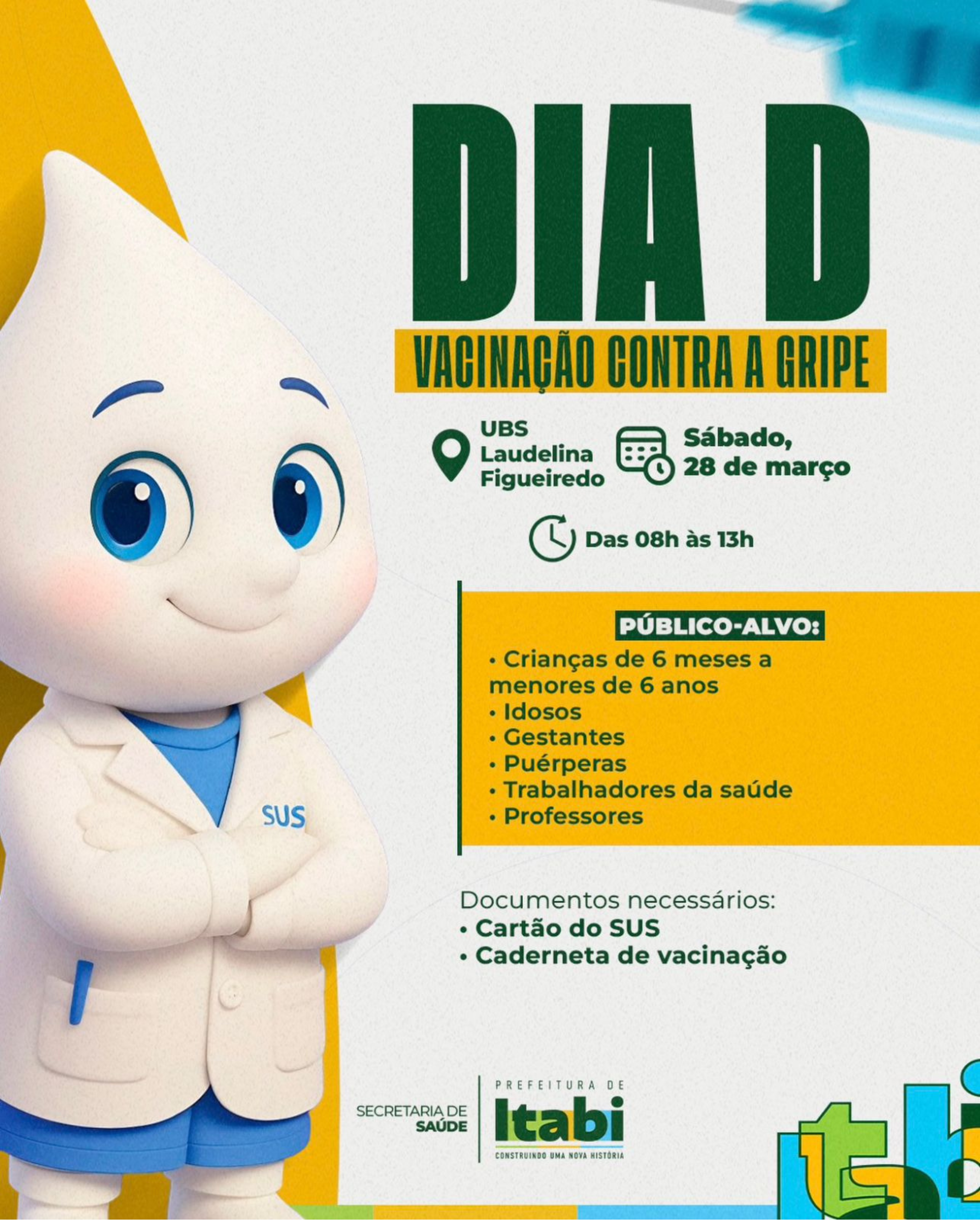 DIA D DE VACINAÇÃO CONTRA GRIPE