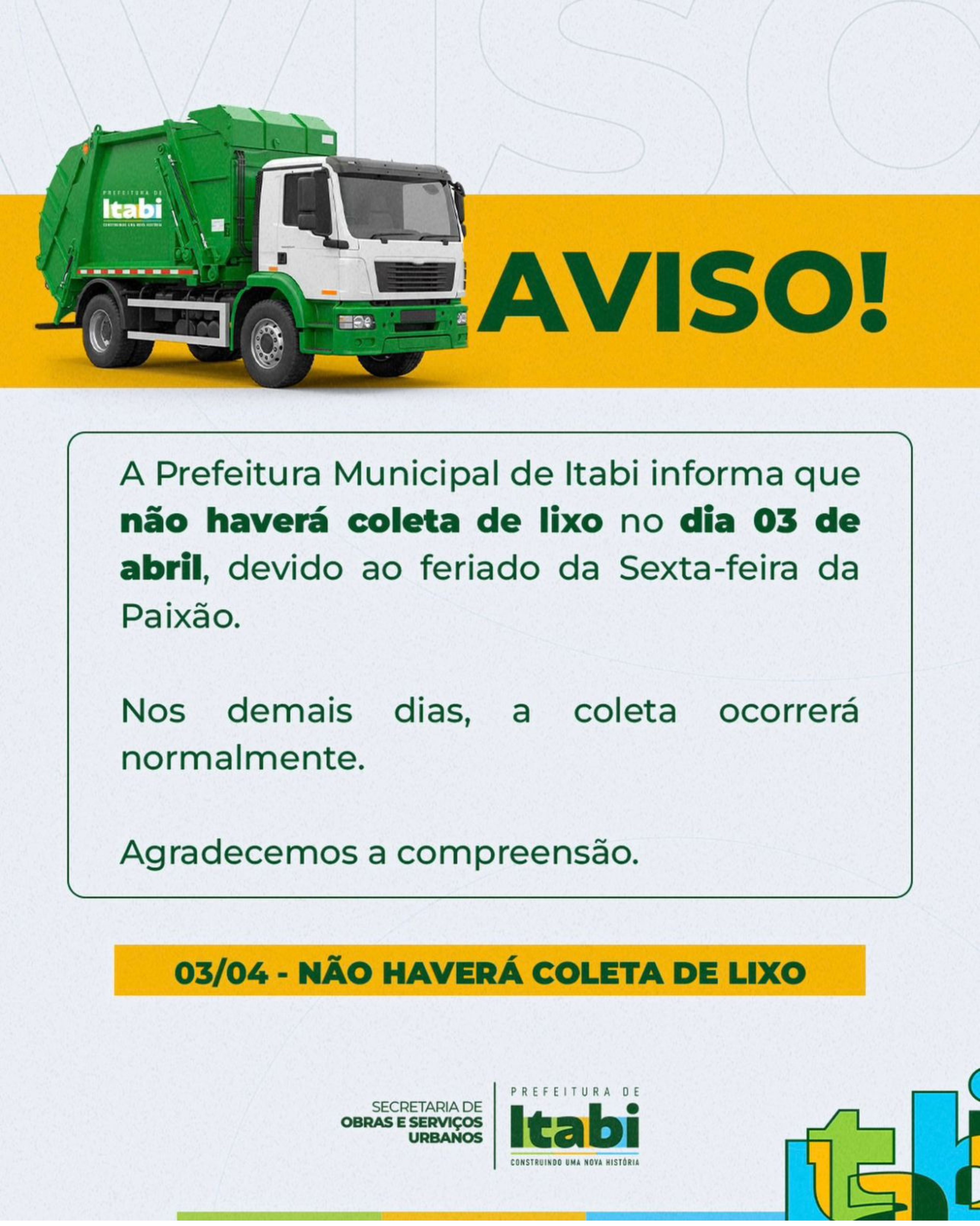 AVISO IMPORTANTE