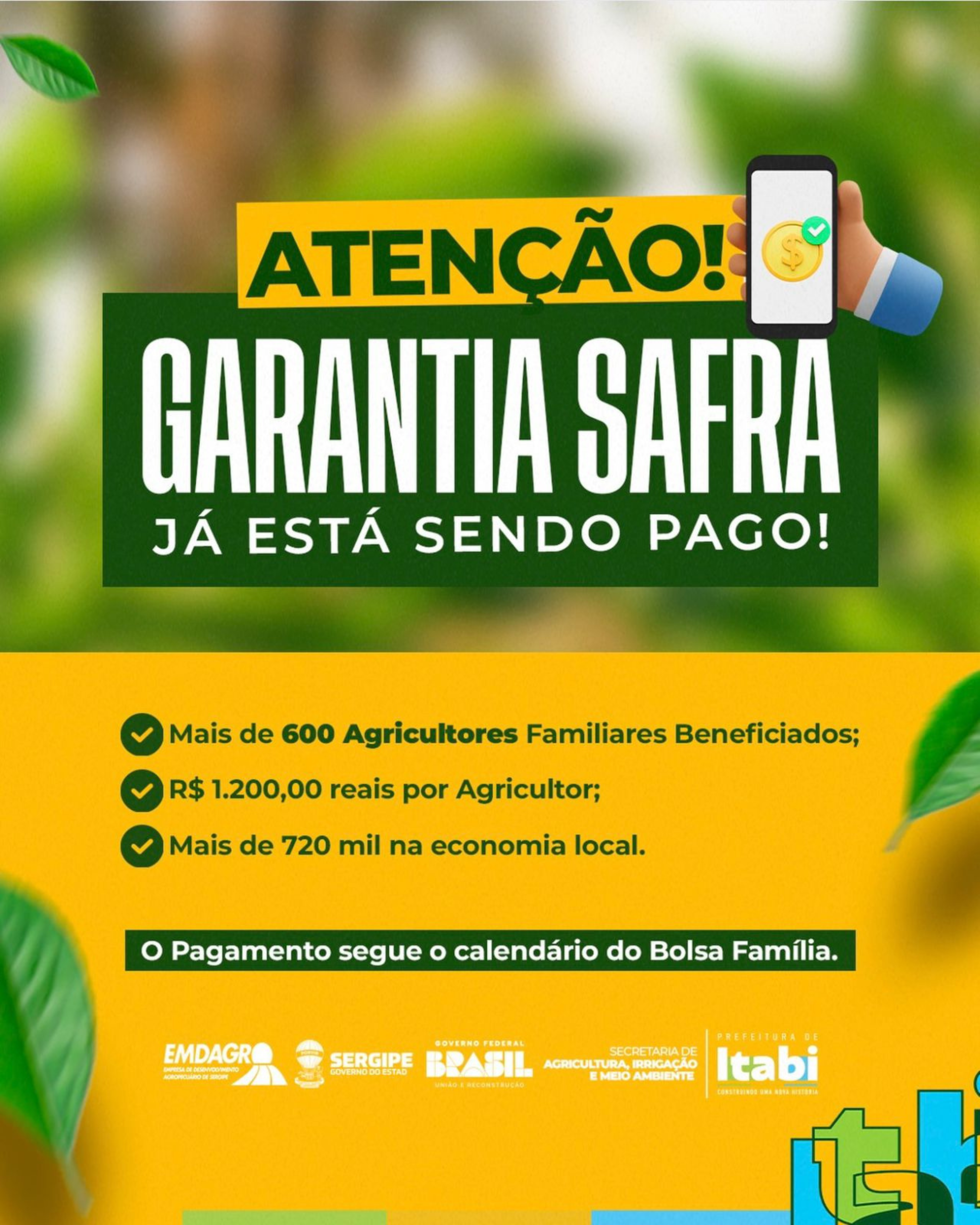 ATENÇÃO, AGRICULTORES !