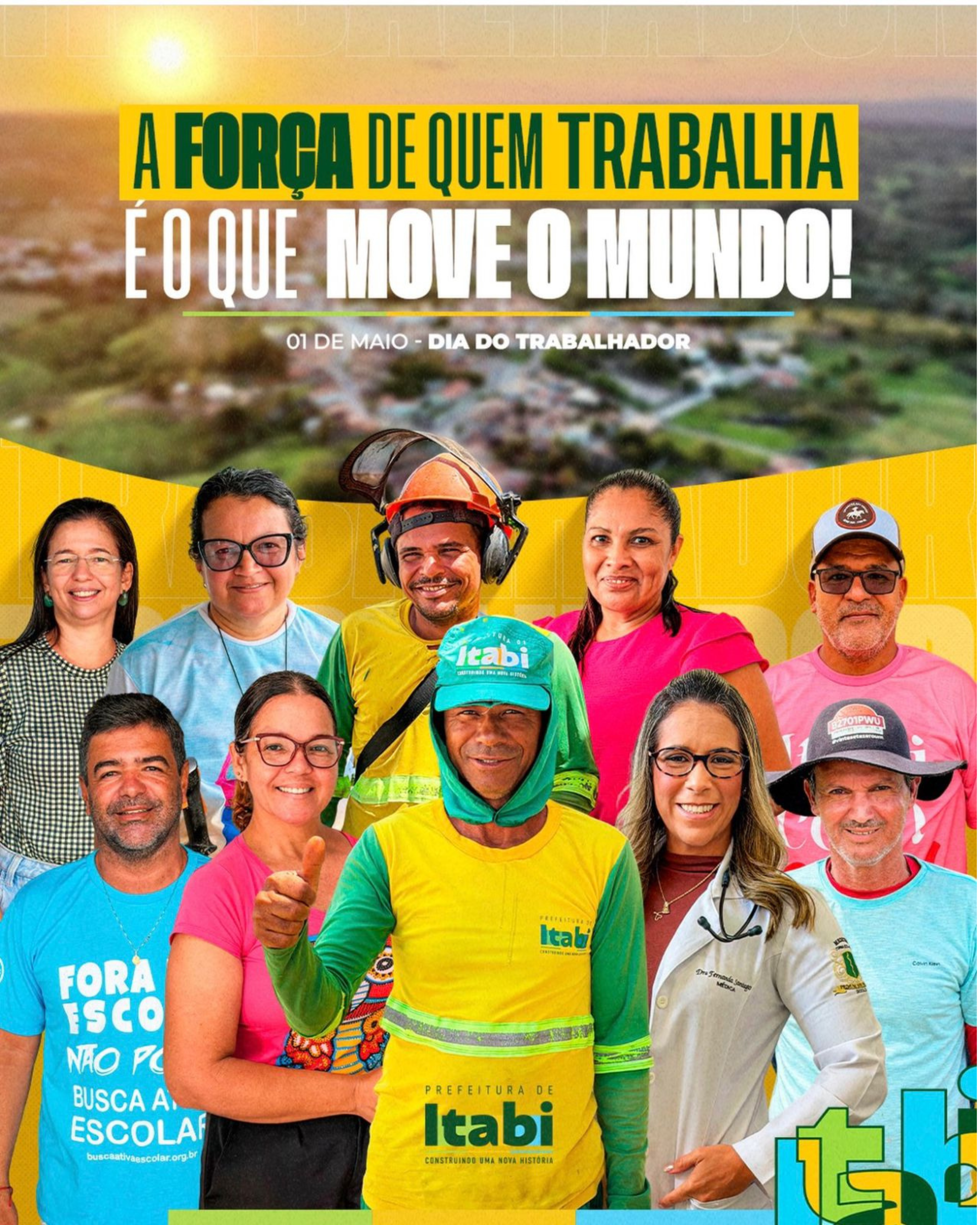 FELIZ DIA DO TRABALHADOR!