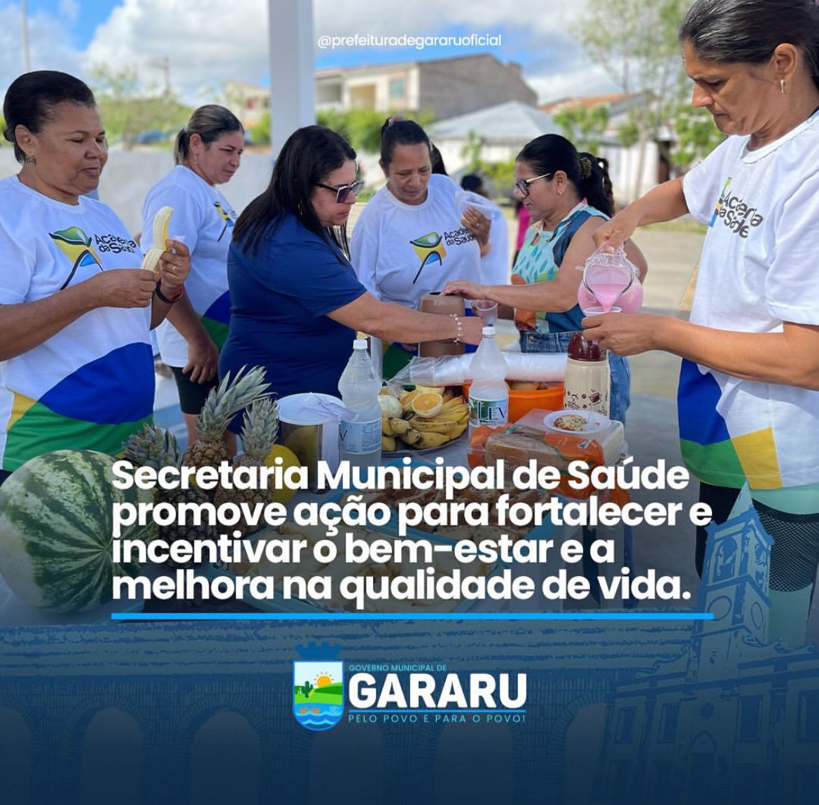 SECRETARIA DE SAÚDE PROMOVE AÇÃO