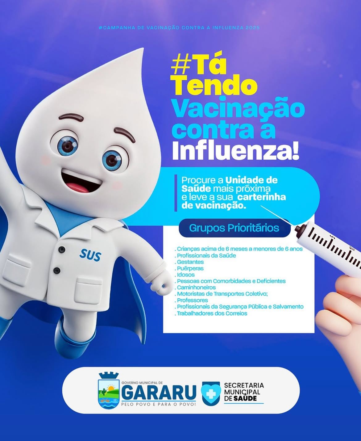 #TÁTENDOVACINAÇÃO