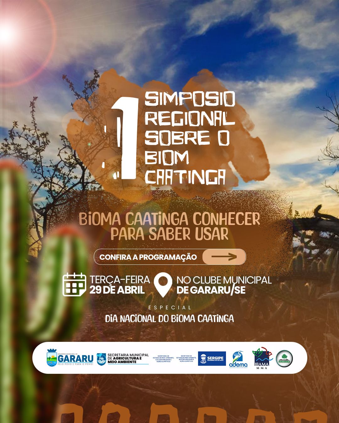 PRIMEIRO SIMPÓSIO REGIONAL SOBRE A CAATINGA