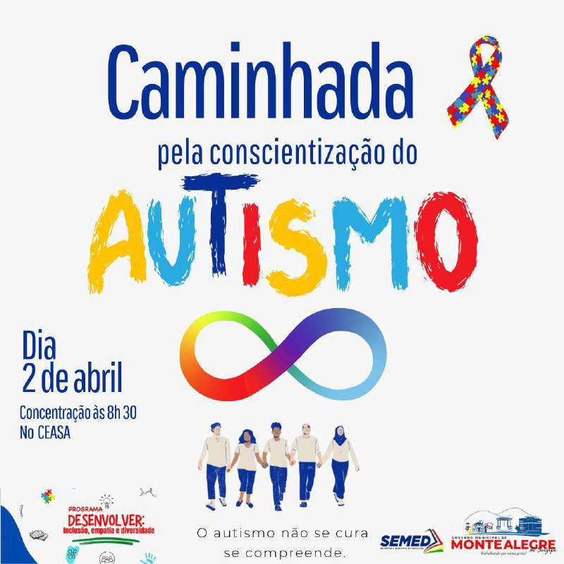 Caminhada pela concientização do Autismo
