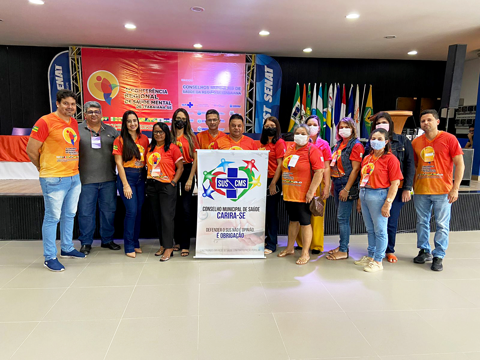 Conselho Municipal de Saúde de Carira presente na 1ª Conferência Regional de Saúde Mental de Itabaiana
