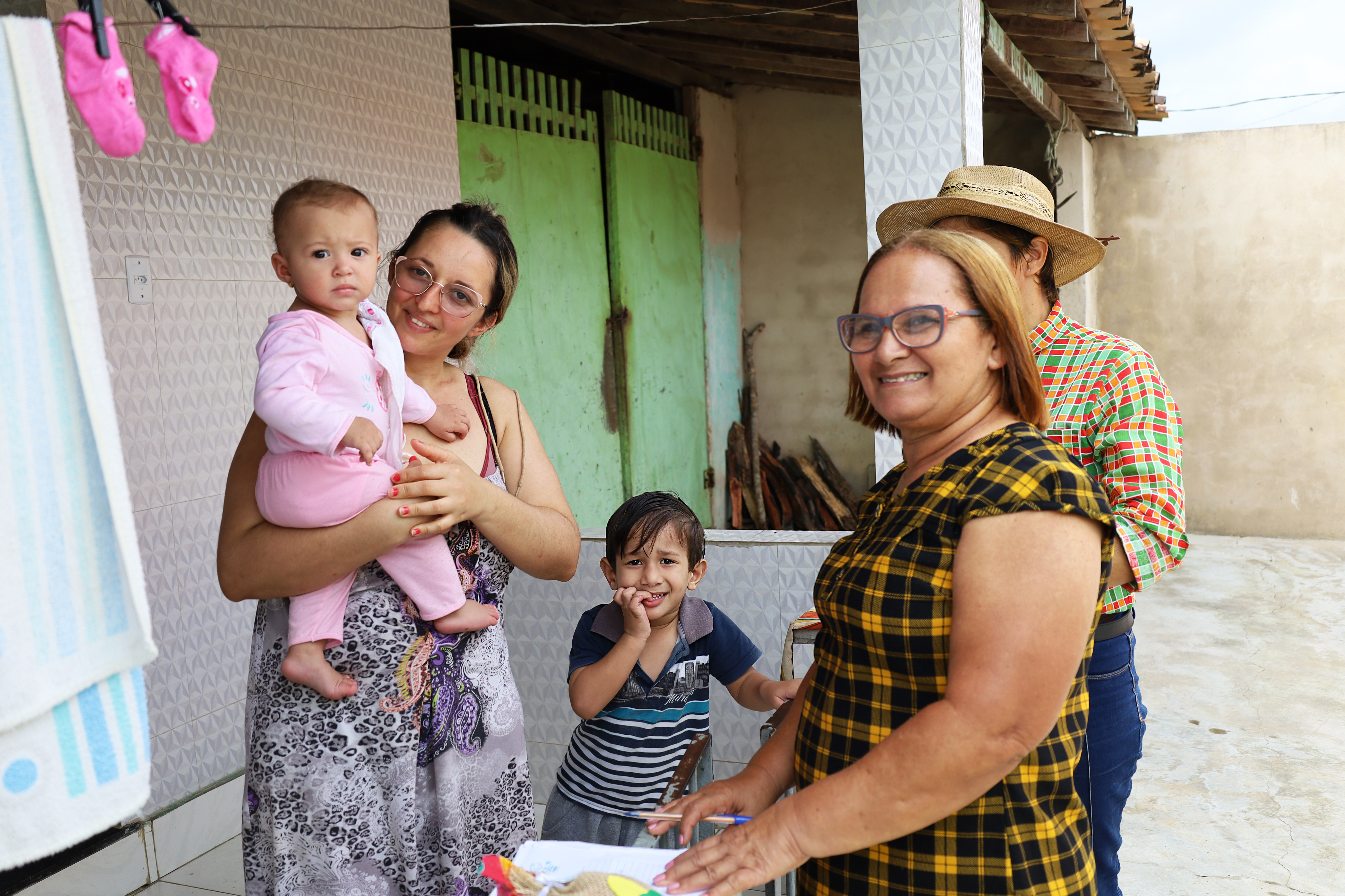 Programa Criança Feliz em clima junino