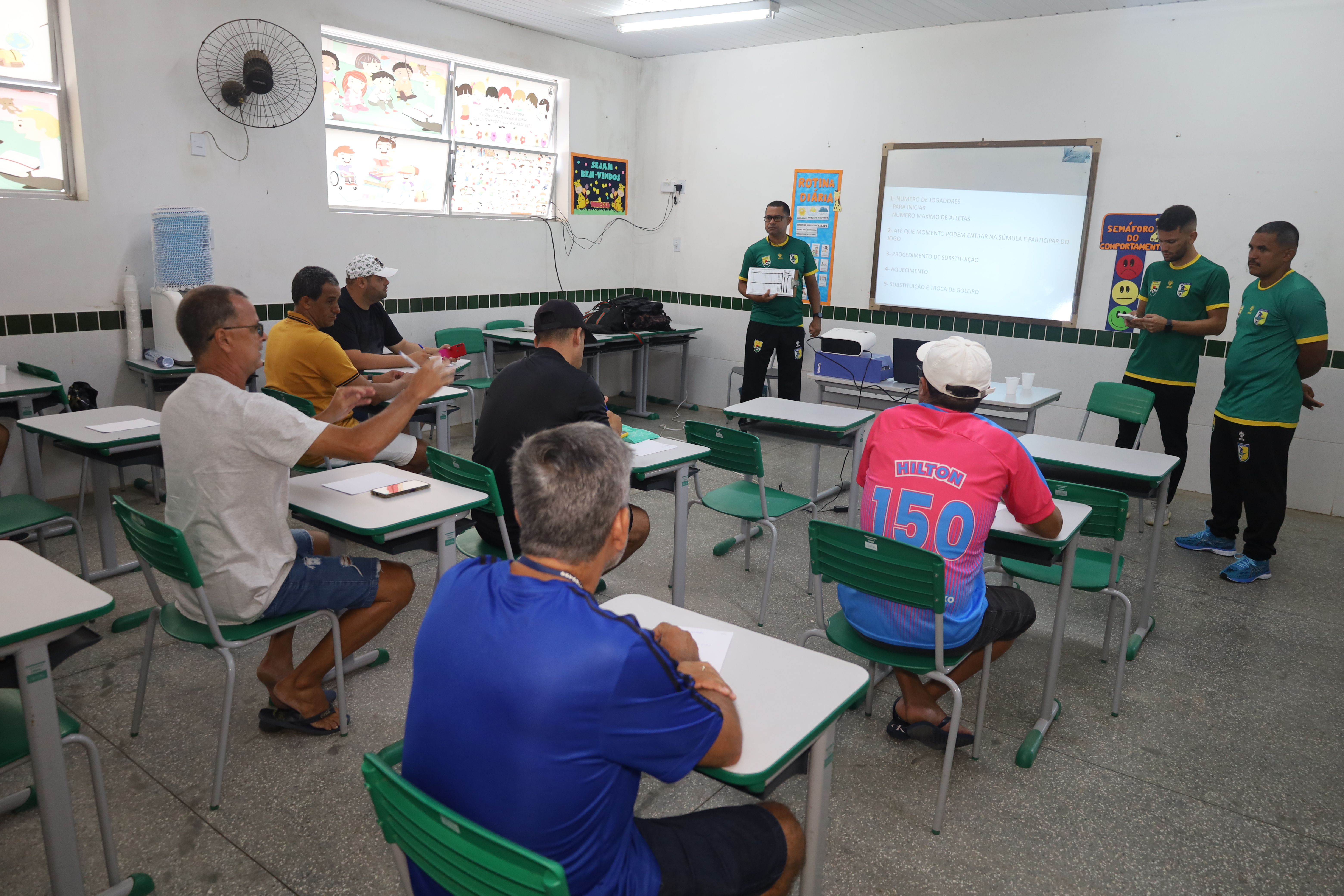 Capacitação para os árbitros do município