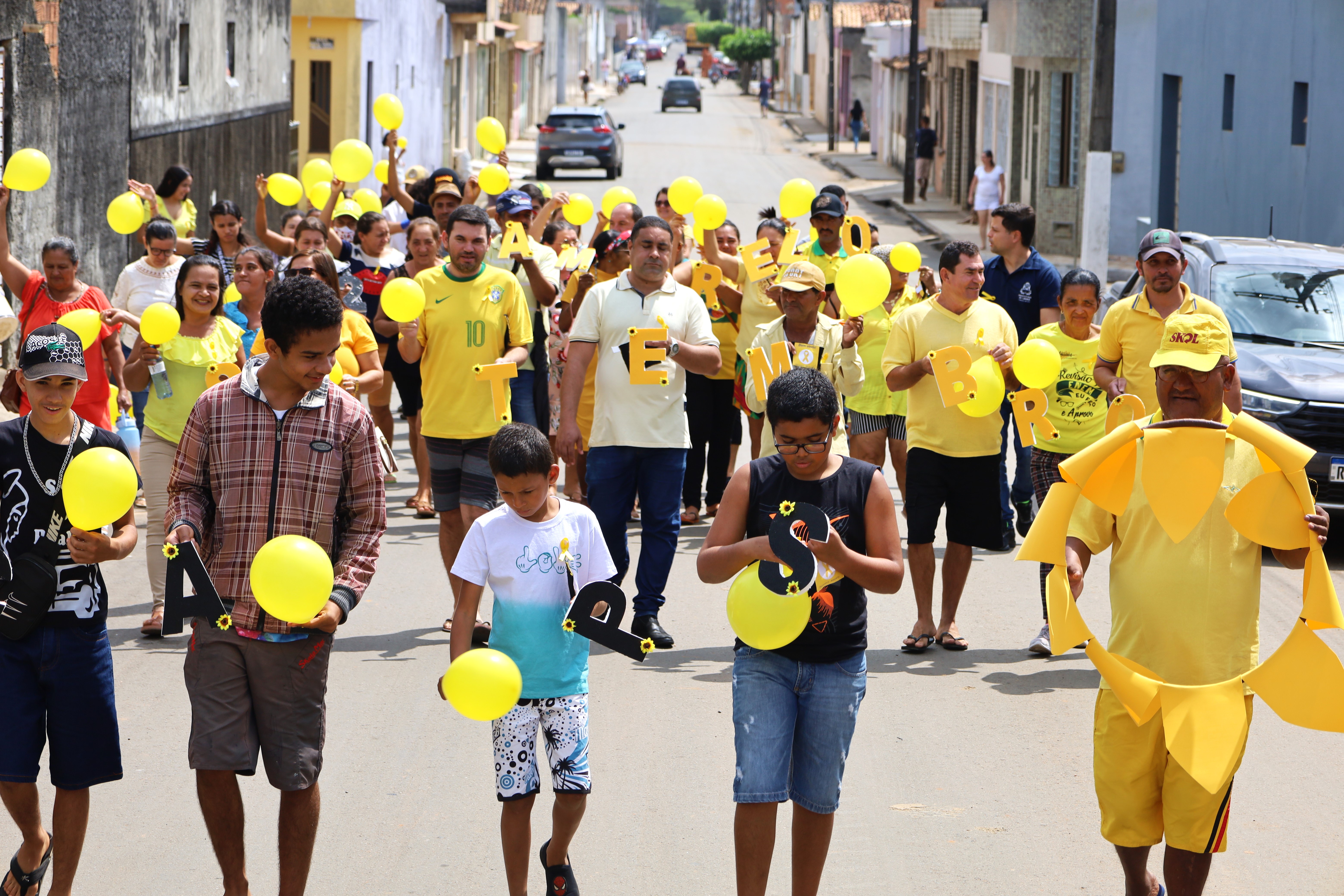 CAPS realiza ação alusiva ao Setembro Amarelo