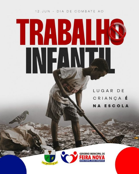 TRABALHO INFANTIL É ILEGAL !!!