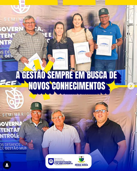 2º EDIÇÃO DO SEMINÁRIO "GOVERNANÇA, SUSTENTABILIDADE E CONTROLE EXTERNO"