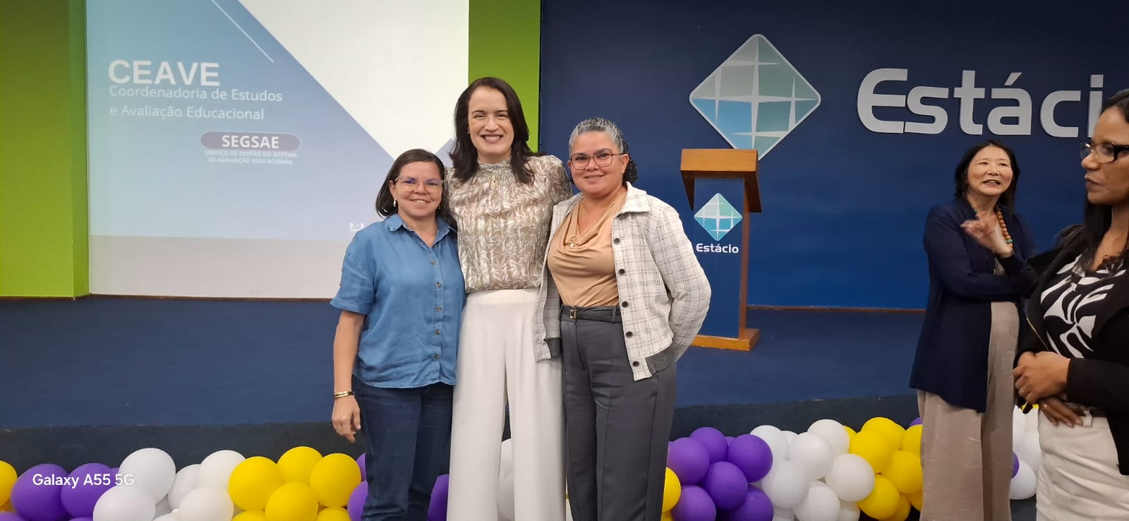 Presença marcante da Secretaria Municipal de Educação no grandioso evento sobre o Saeb e Saese!