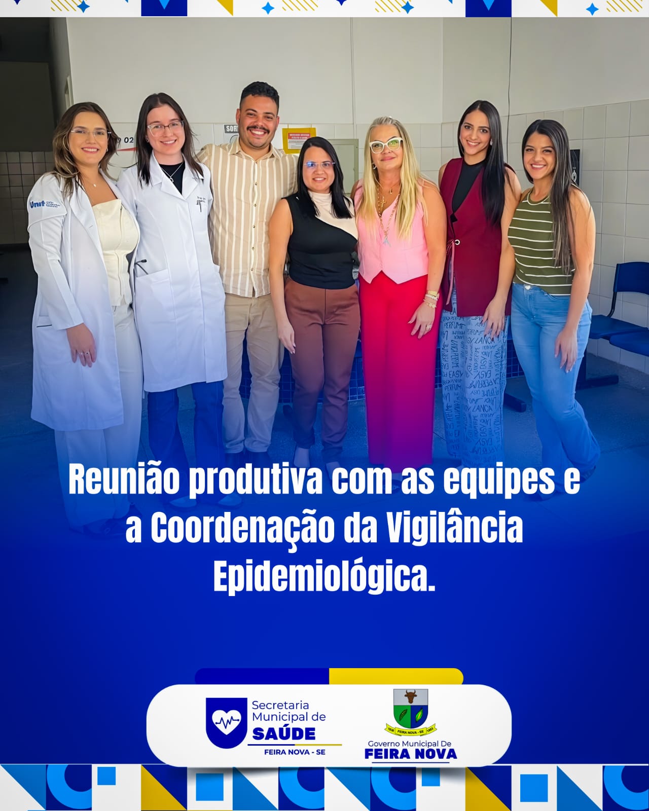 REUNIÃO COM AS EQUIPES E A COORDENAÇÃO DA VIGILÂNCIA EPIDEMIOLÓGICA