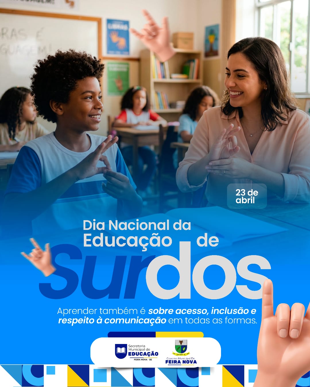 Dia Nacional da Educação de Surdos – 23 de Abril