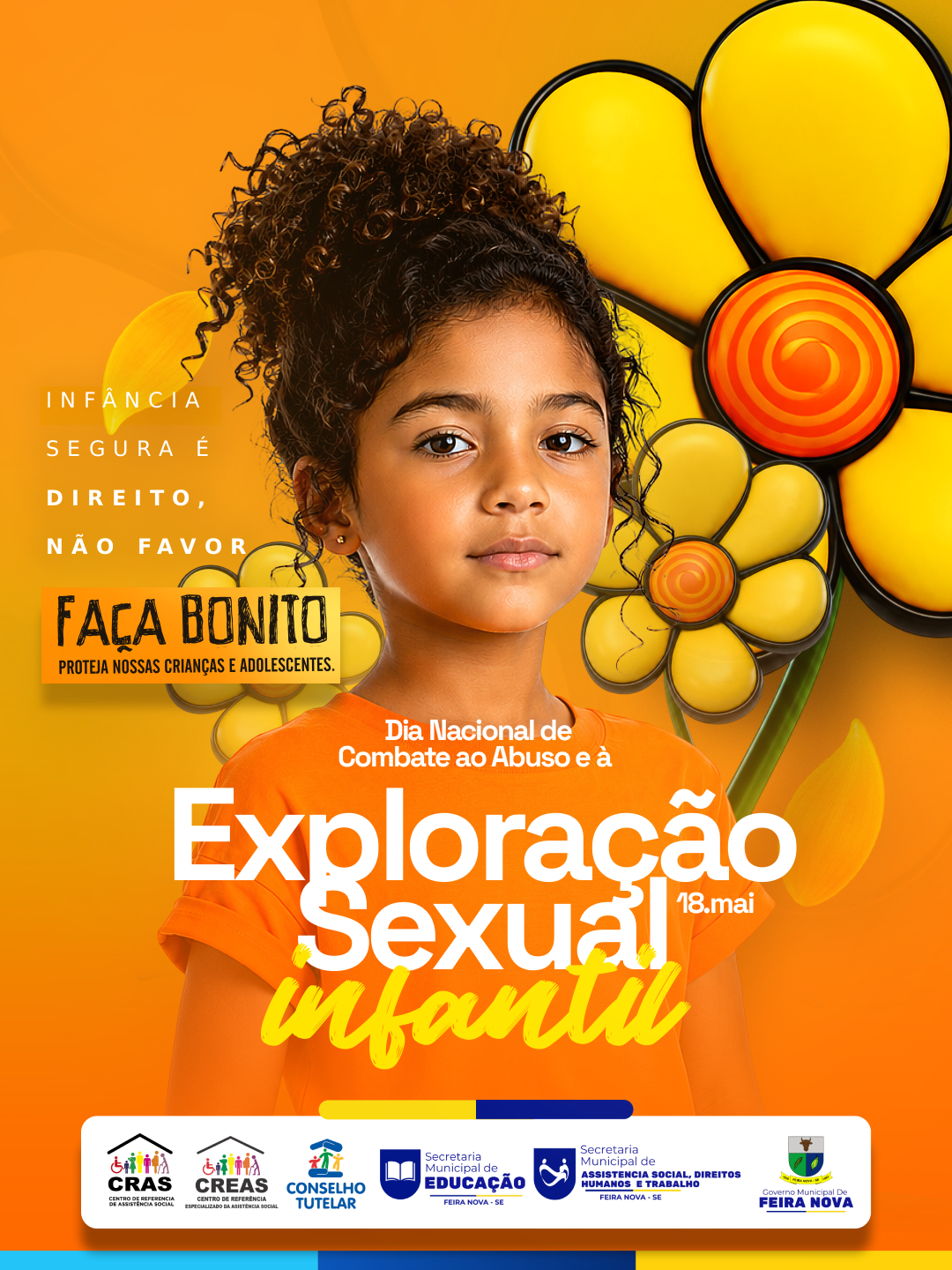 Dia Nacional Contra o Abuso Sexual de Crianças e Adolescentes – 18 de maio