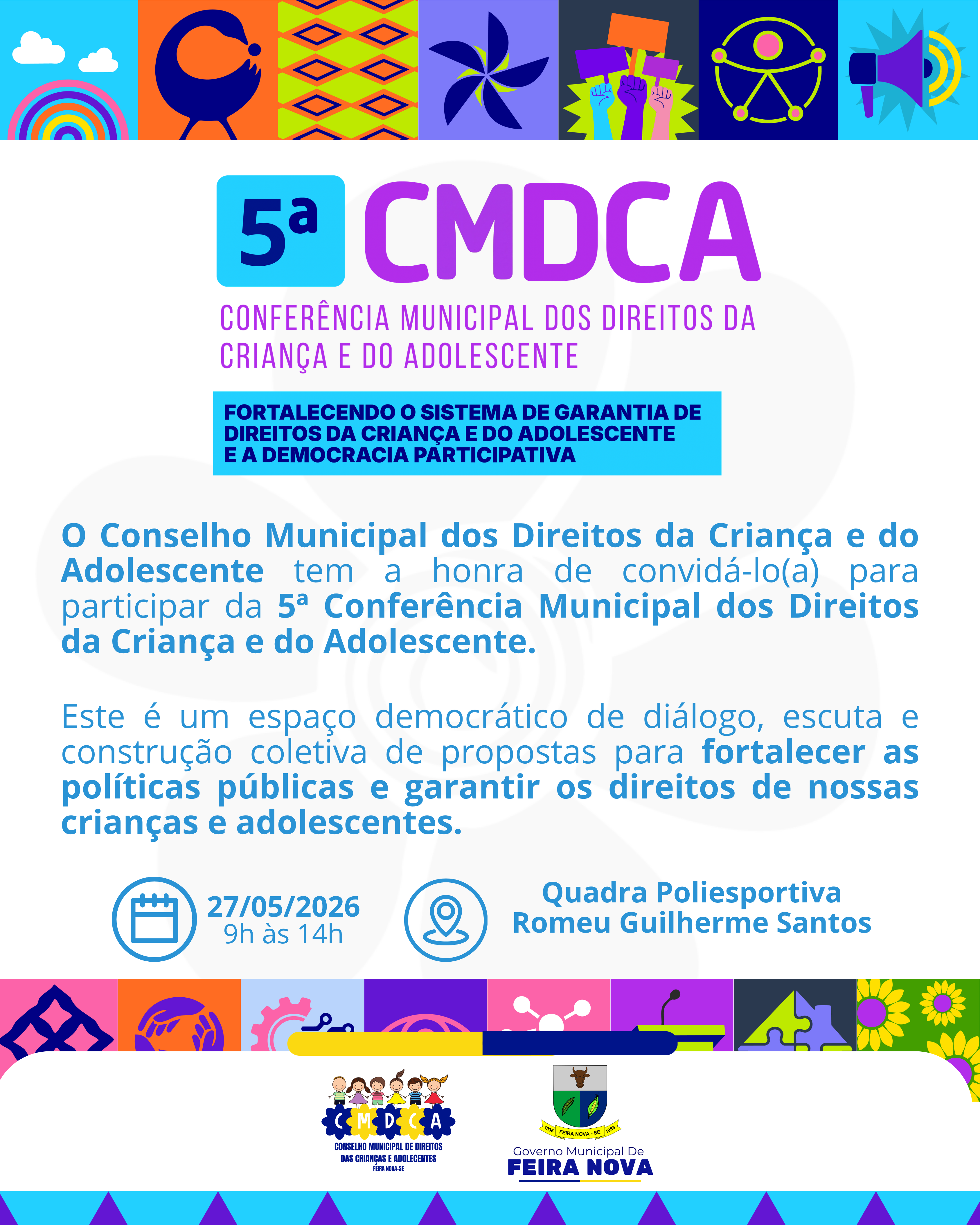 5ª Conferência Municipal dos Direitos da Criança e do Adolescente
