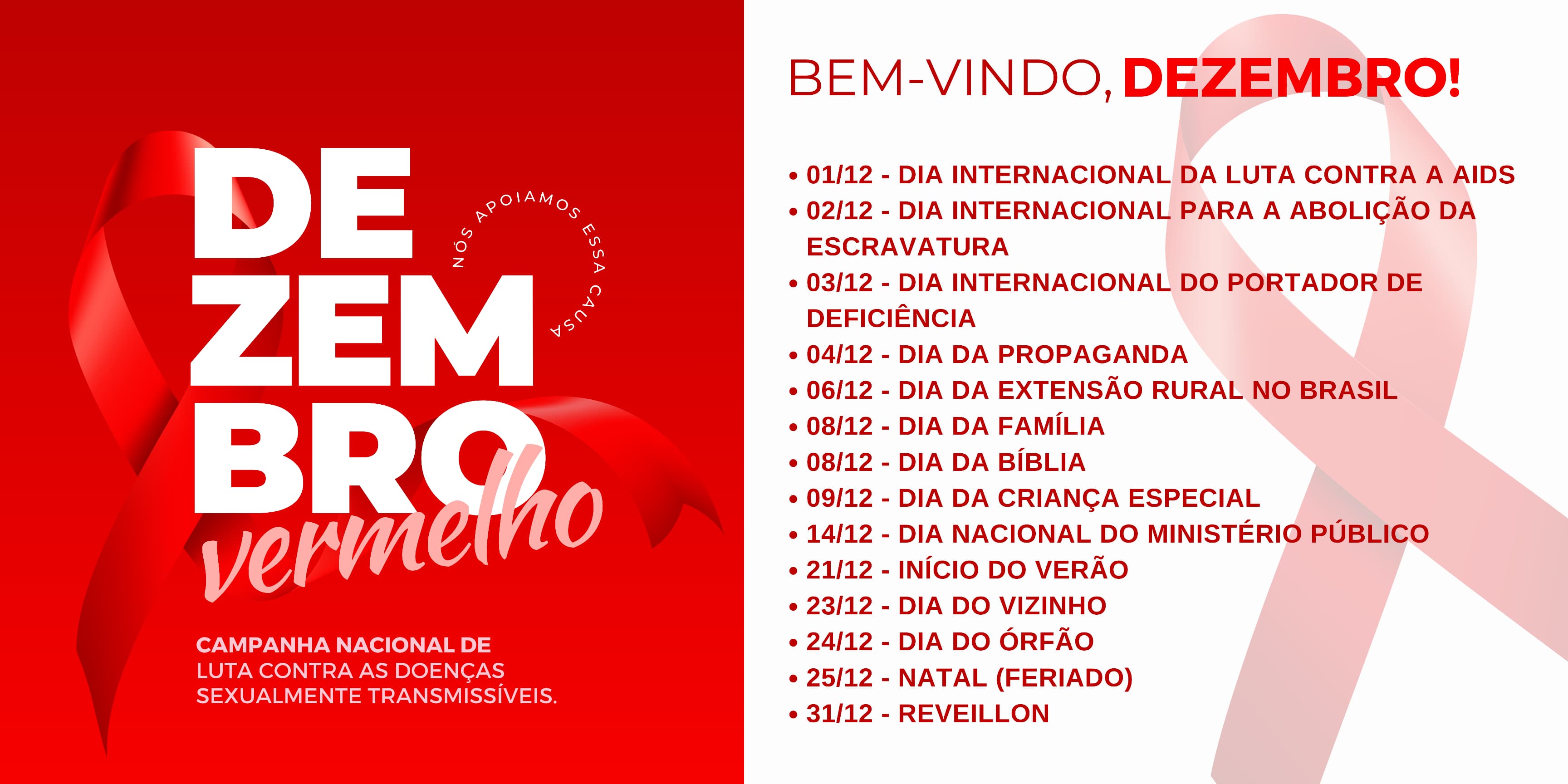 DATAS COMEMORATIVAS