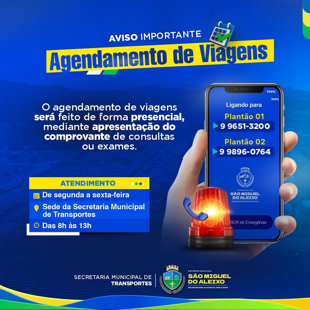 AGENDAMENTO DE VIAGENS.