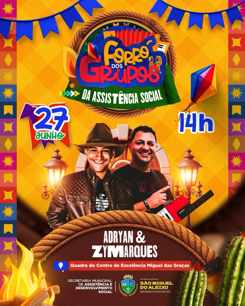 FORRÓ DOS GRUPOS DA ASSISTÊNCIA SOCIAL