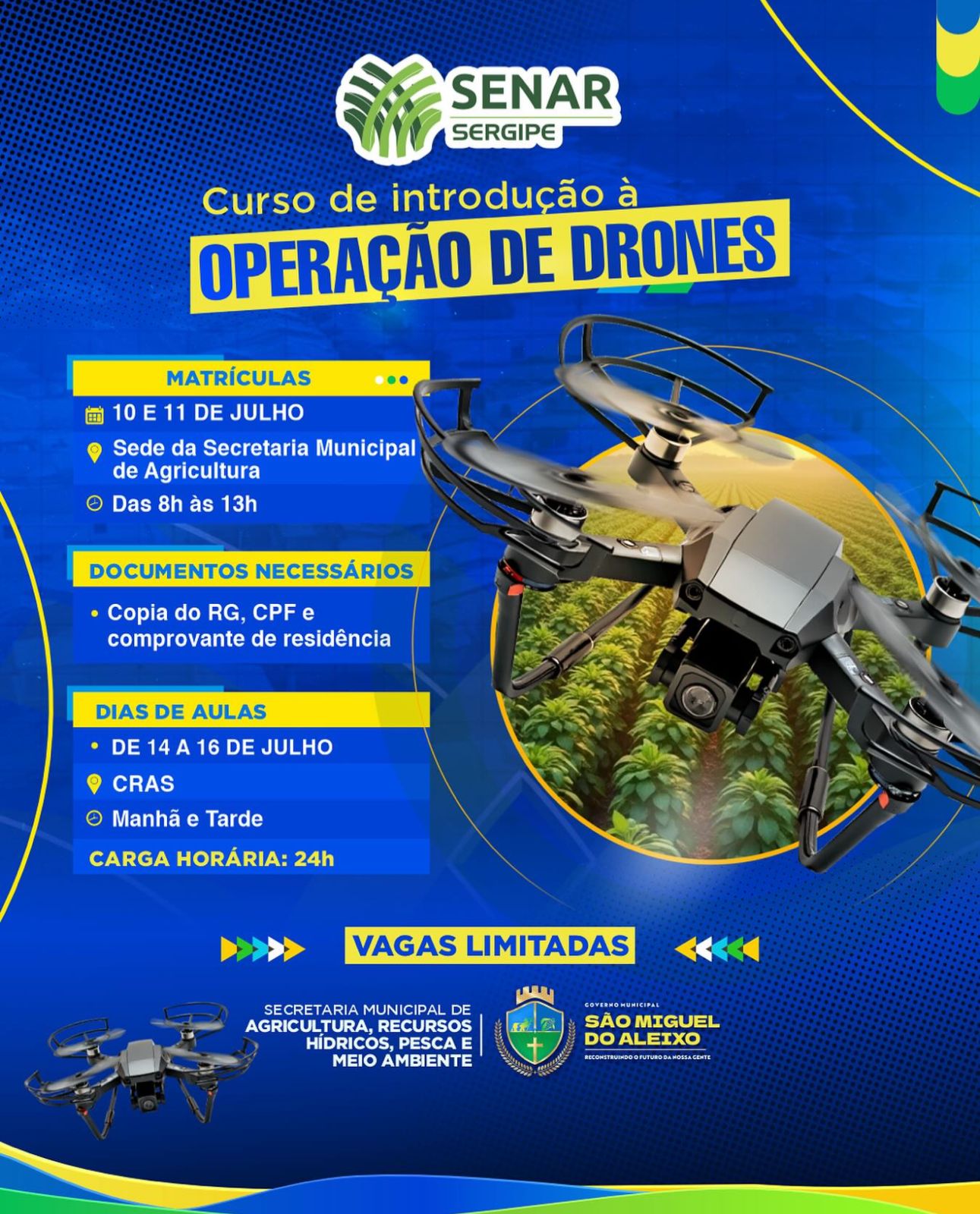 CURSO DE OPERAÇÃO DE DRONE