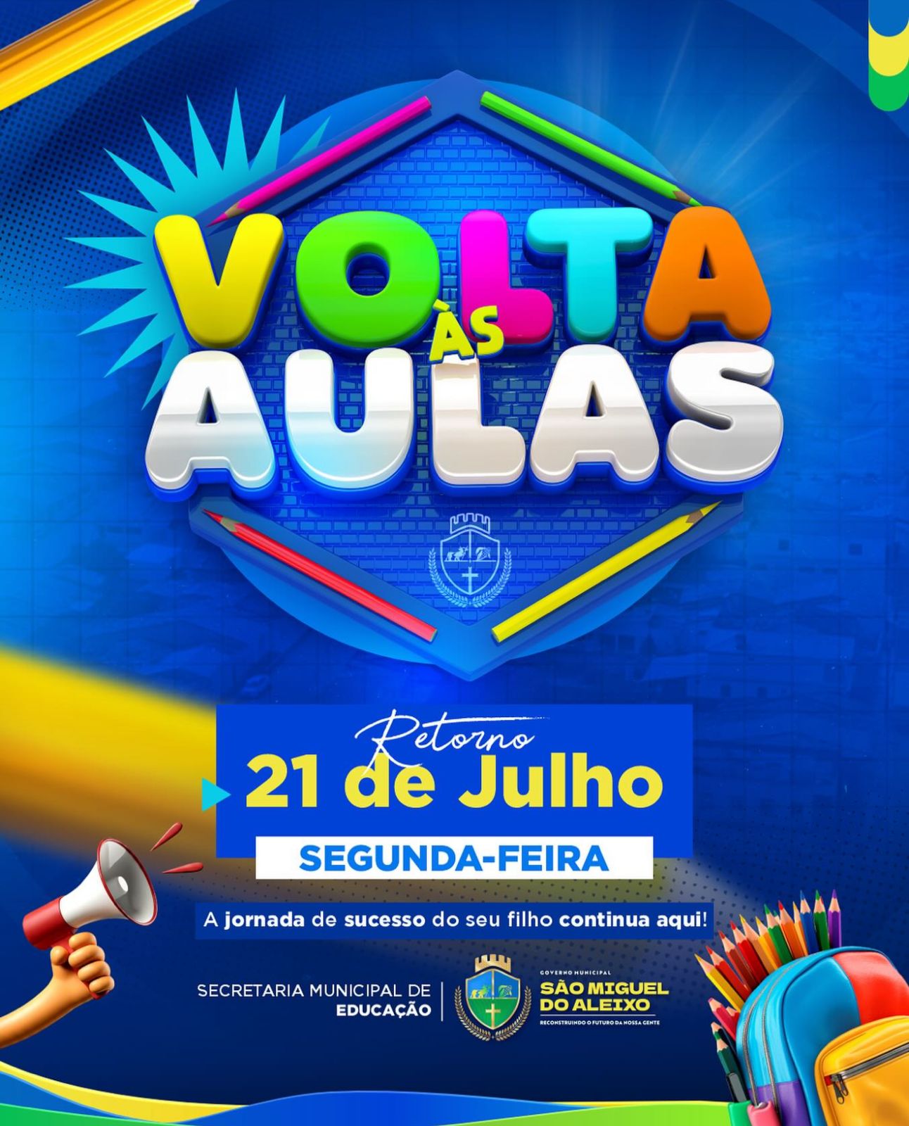 VOLTA AS AULAS