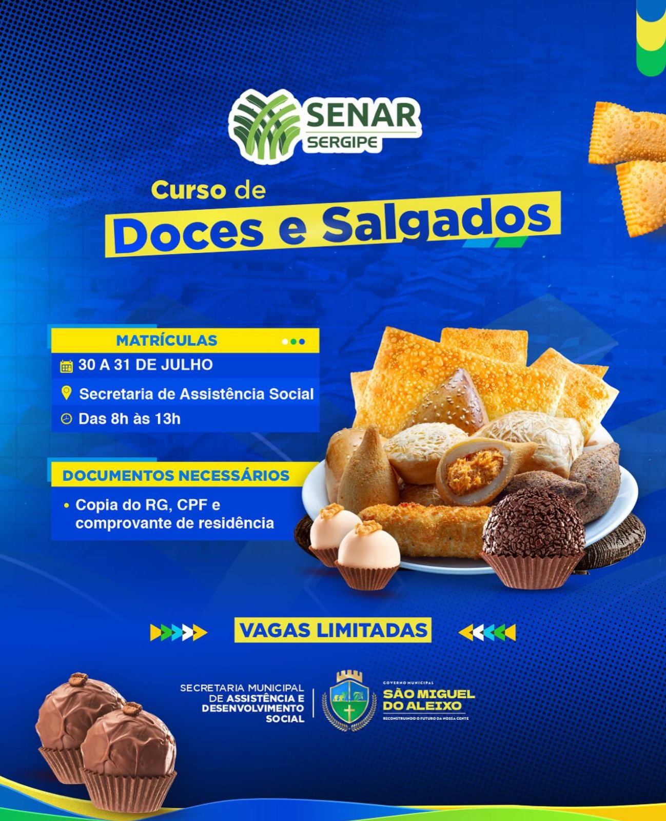 CURSO DE DOCES E SALGADOS
