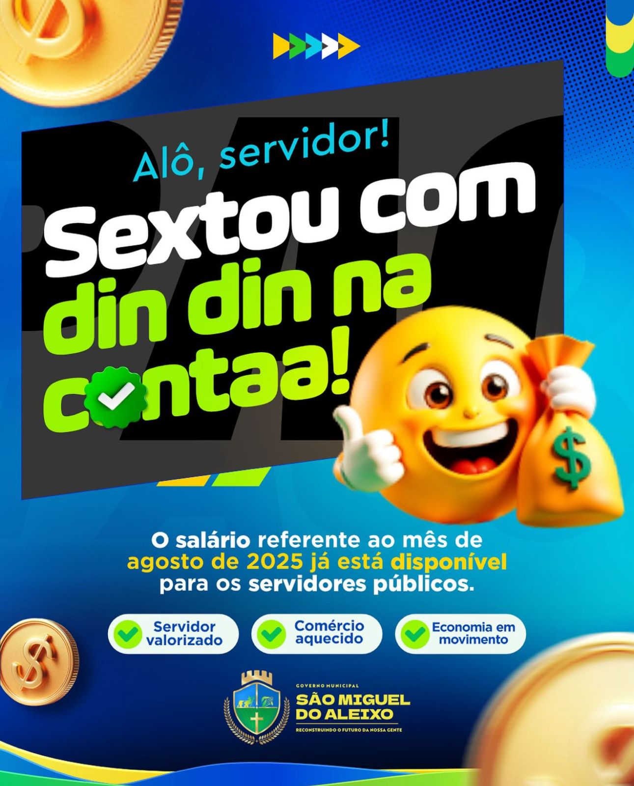 SALARIO NA CONTA