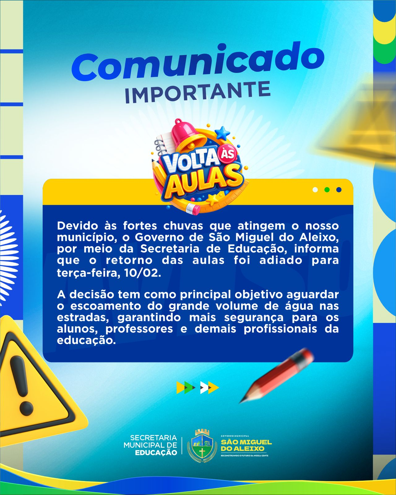 VOLTA AS AULAS